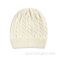 Stripe Beanies Soft Knit Cuffed Beanie Cap Winter